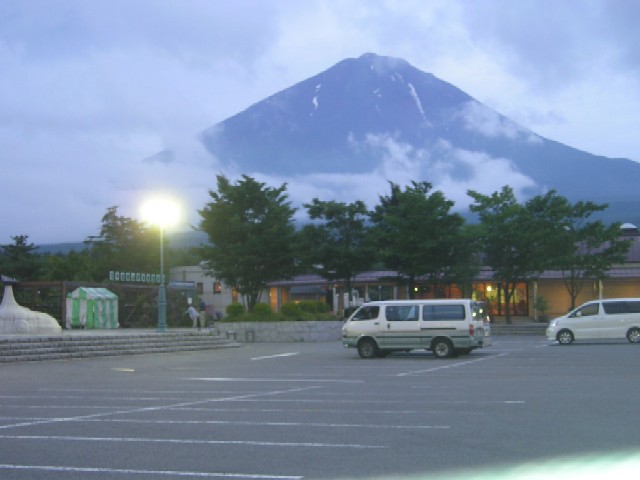 ここからは富士山がはっきりみえた。