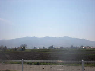 今朝は磐梯山もハッキリと見れた。